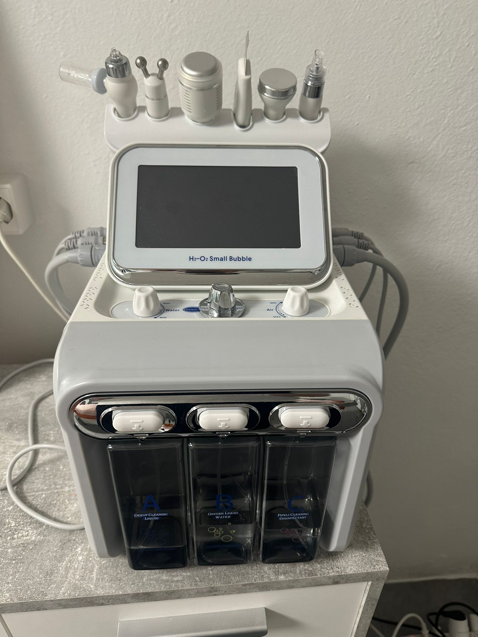 Appareil professionnel pour soin du visage nettoyage profond et hydratation